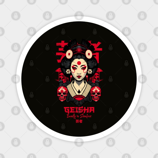 Geisha Magnet by artslaves